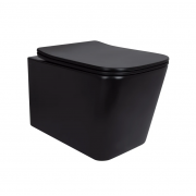 Унітаз підвісний Qtap Tern New Ultra Quiet безобідковий з сидінням Soft-close MATT BLACK QT17332303ASMB Унітаз підвісний Qtap Tern New Ultra Quiet безобідковий з сидінням Soft-close MATT BLACK QT17332303ASMB